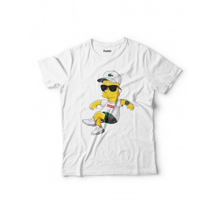 3051 Pamuklu Tshirt Simpson Cool Boy