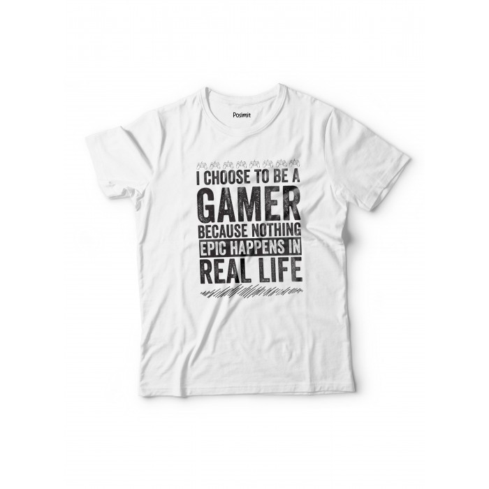 3067 Pamuklu Tshirt Gamer Life