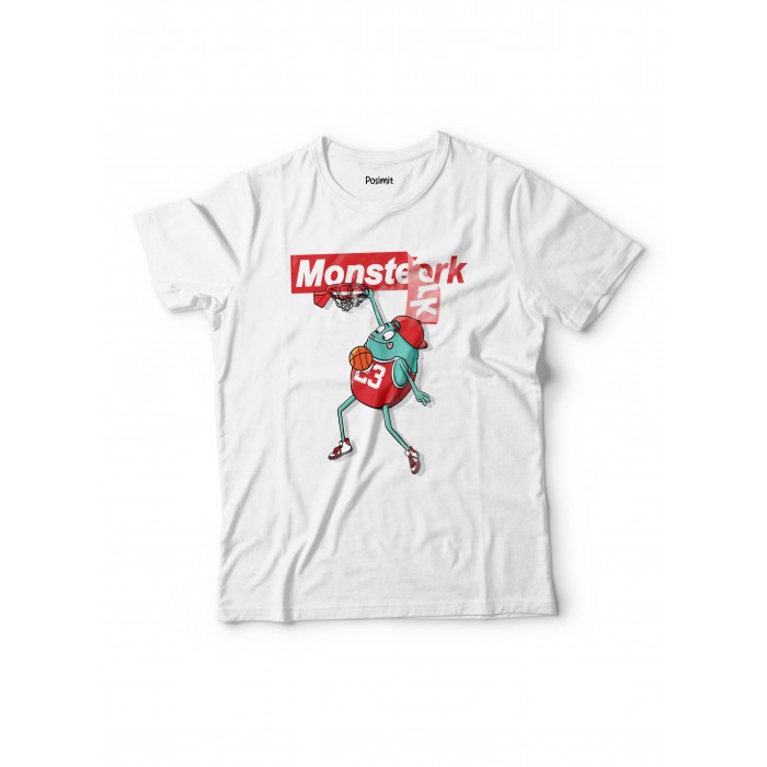 3240 Pamuklu Tshirt Monsterk Basket